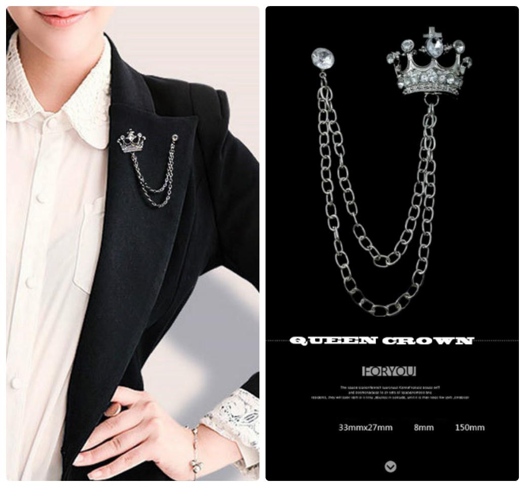 [HCM]Cài Áo  QUEEN CROWN Cổ Điển Sang Trọng  Quí Phái  CAQUEENCROWN