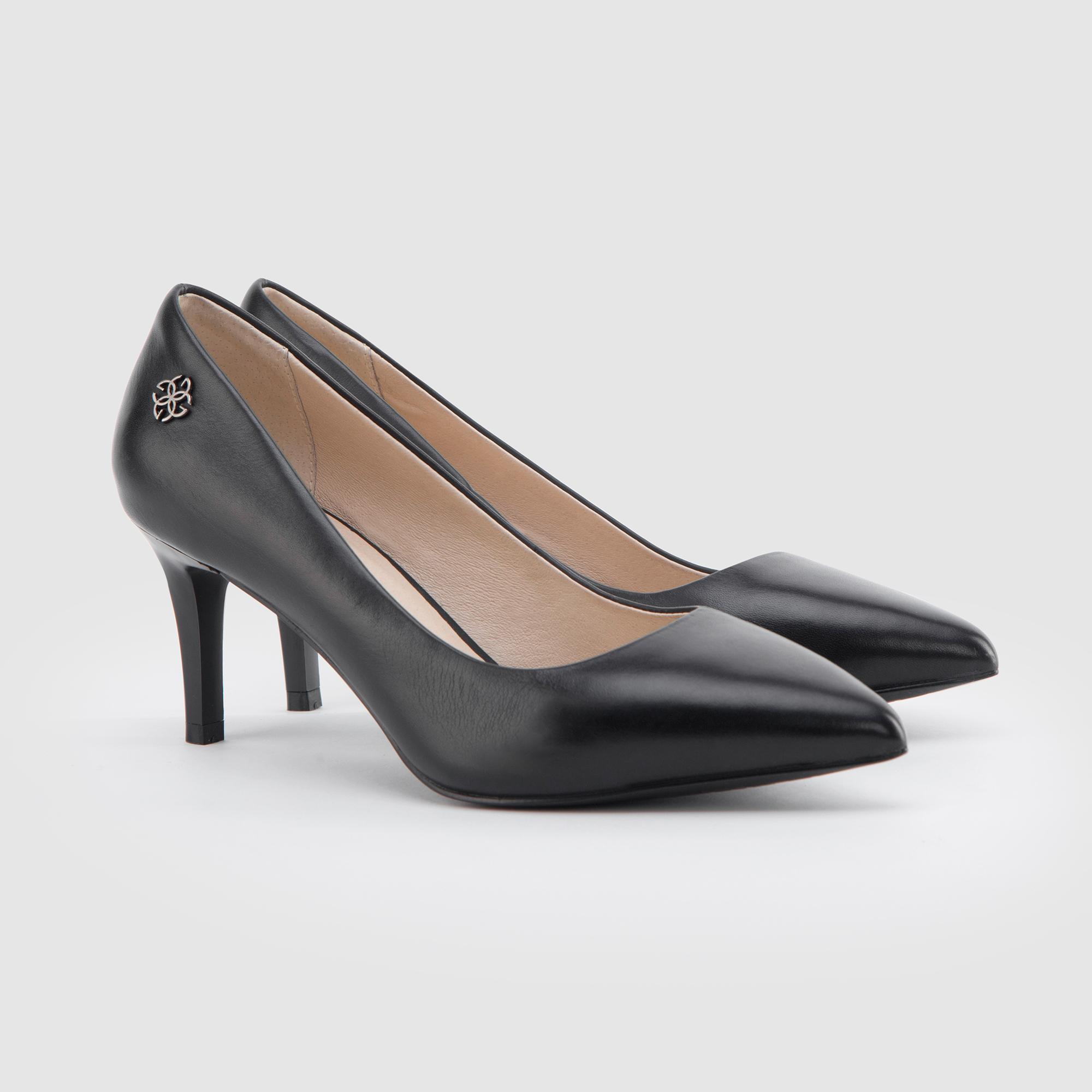 Giày Cao Gót Da Thật Nữ Gosto Work Chic GFW007988DEN (Đen)