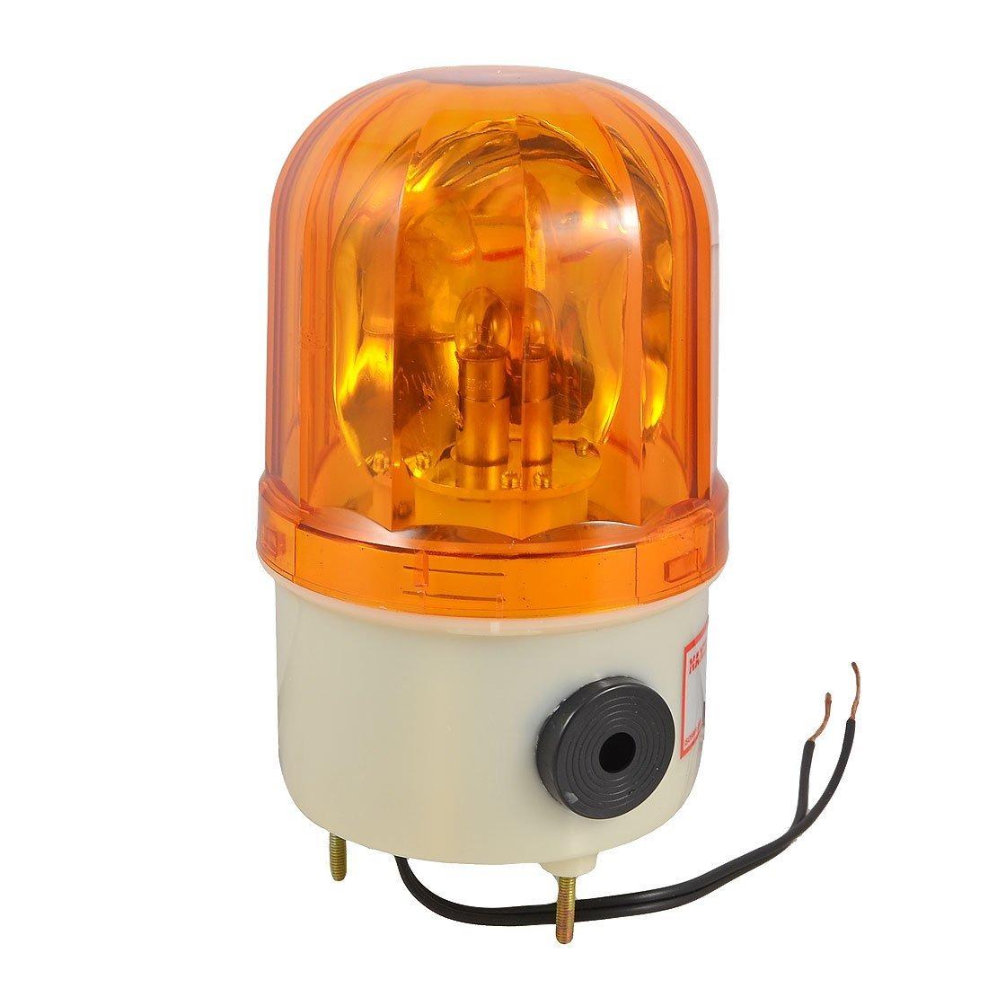 Đèn xoay có còi 220v - màu vàng