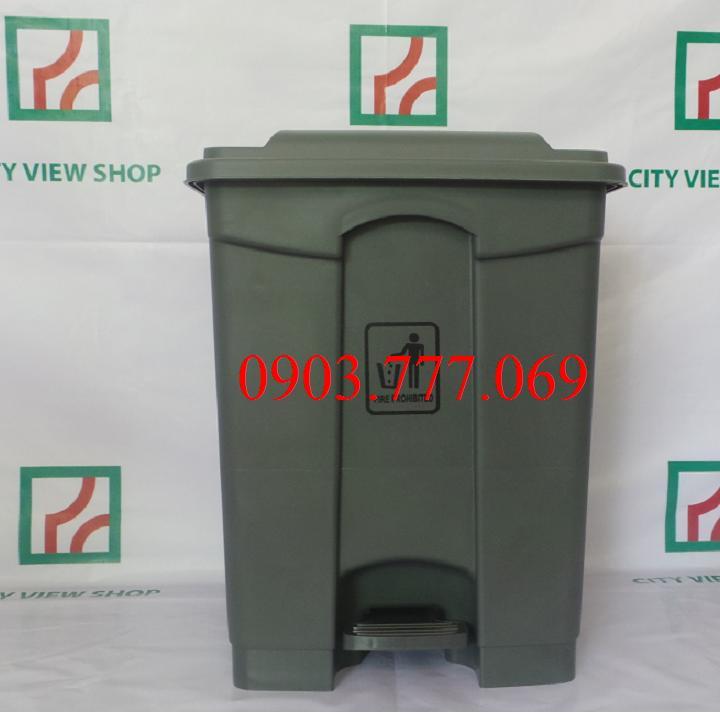 [HCM]Thùng rác nhựa PP 68 lít