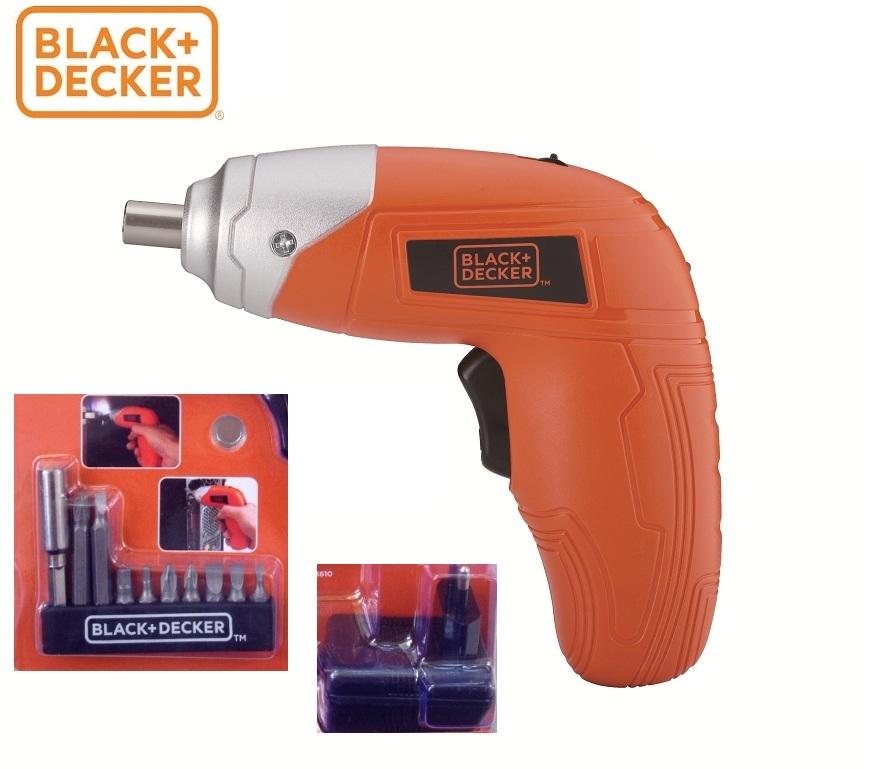 Black&decker - 3.6v máy vặn vít dùng pin ni-cd + kèm 15 chi tiết - kc3610