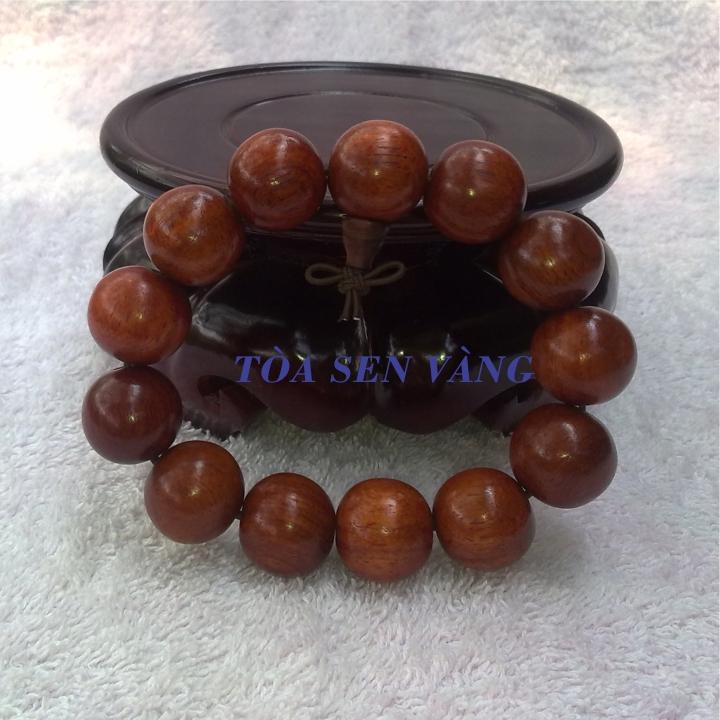 [HCM]Vòng đeo tay gỗ giáng hương 18mm
