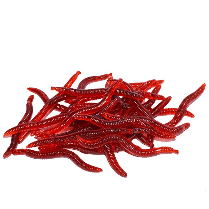 Giun mềm giả mồi câu cá (20 con)