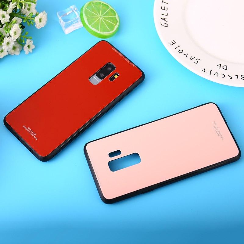 Ốp lưng kính cho Samsung Galaxy A6 Plus 2018