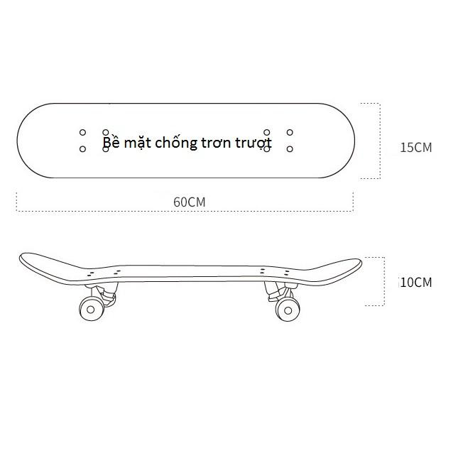 Ván Trượt Thể Thao Mặt Nhám chống trượt