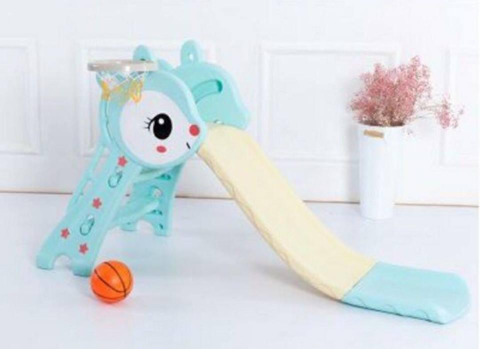 Cầu trượt đơn máng dài 1m4 mẫu mới cho bé
