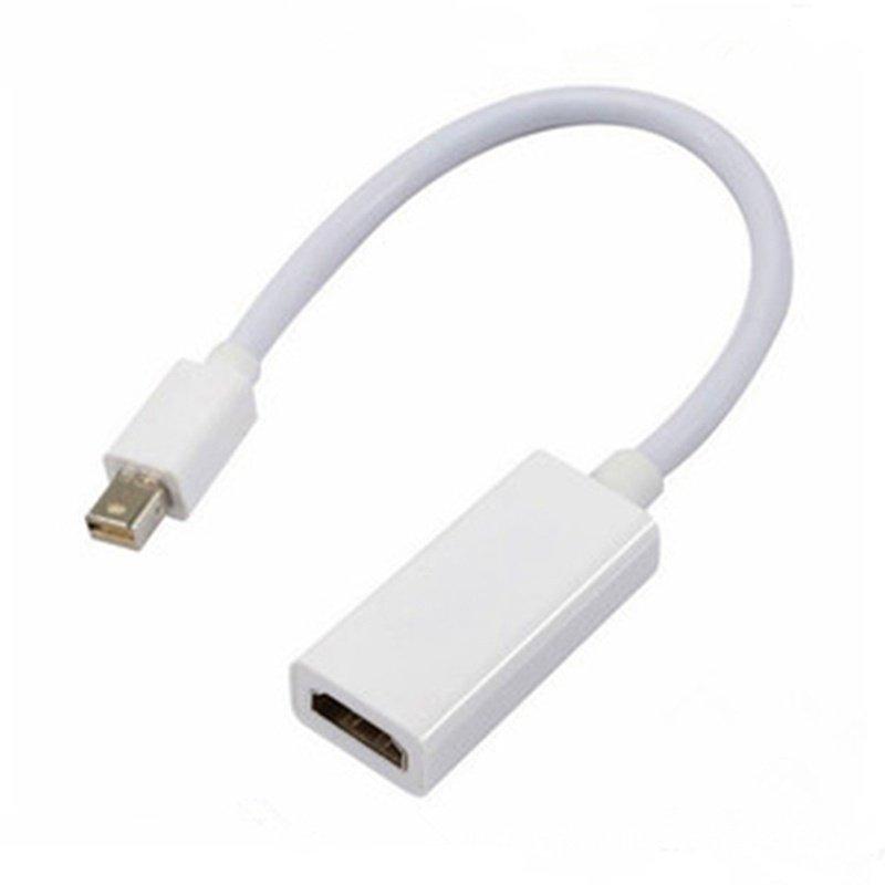 Mini Display Port DP Thunderbolt to HDMI Adapter Cable for iMAC Macbook PRO White - intl