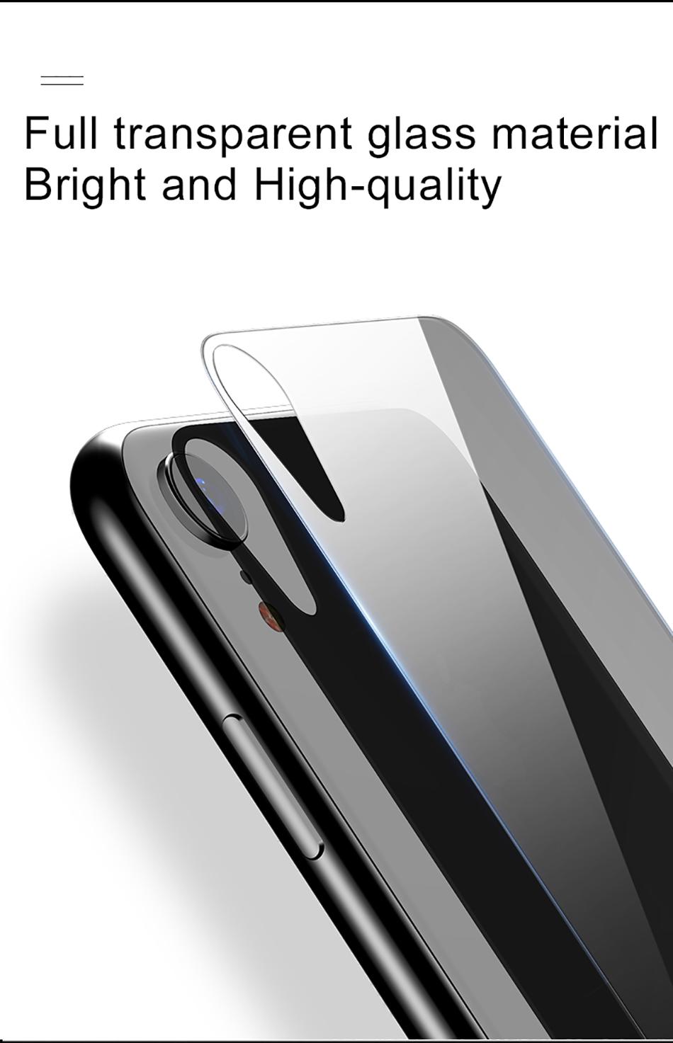 Miến dán kính cường lực mặt sau Baseus cho iPhone XR (6.1 inch)