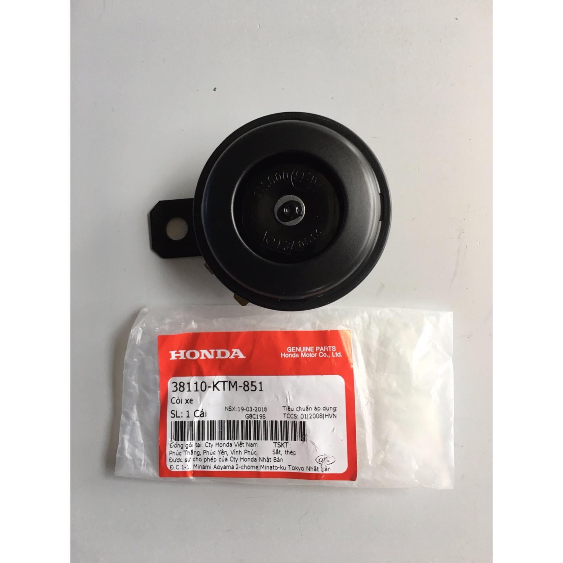 Còi xe Wave Alpha, RS100, S100 từ 2006 đến 2011( MS:38110KTM851)