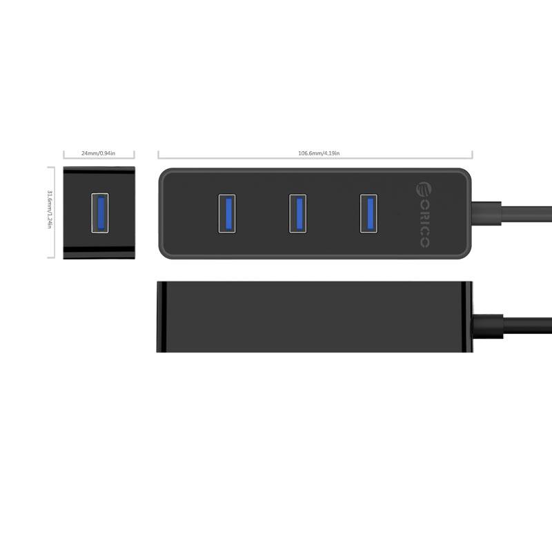 Hub chia 4 cổng USB 3.0 Orico W5PH4-U3