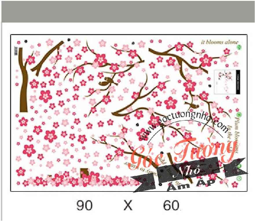 DECAL DÁN TƯỜNG HÌNH TÌNH NHÂN XH9256