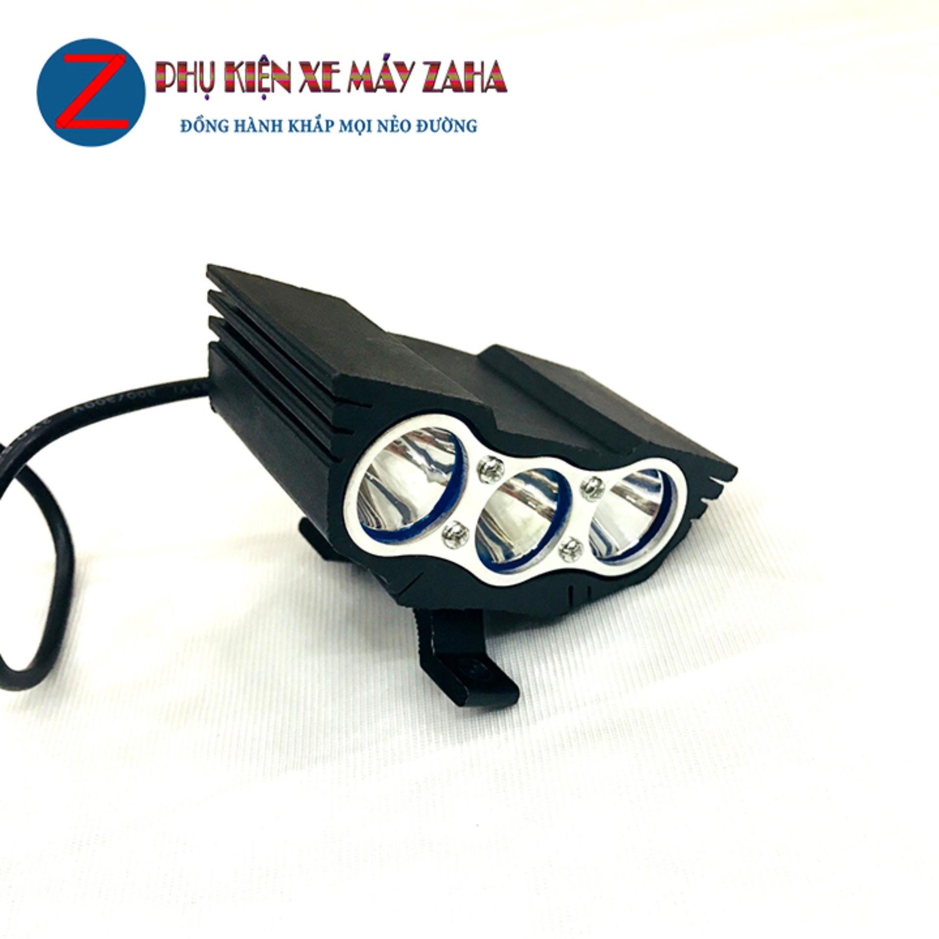 [HCM]Đèn pha led trợ sáng mắt cú x3 30W gắn xe máy