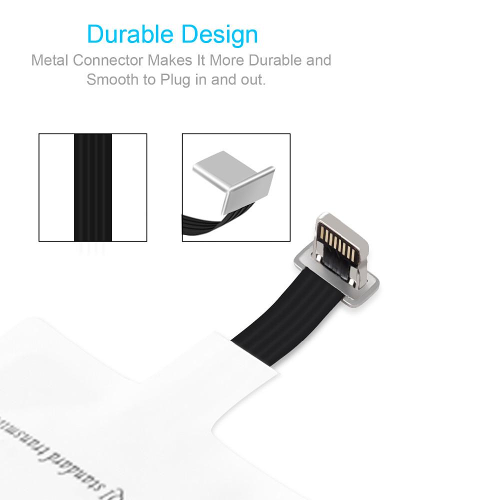 Chip sạc cao cấp không dây Lighting dùng cho Iphone 5/6/7 (Trắng)