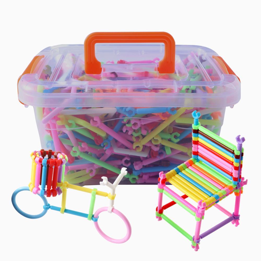 Xếp hình Que 3D Nhiều chi tiết KamiToy - Hộp nhựa - đồ chơi trẻ em đồ chơi xếp hình lego - MS