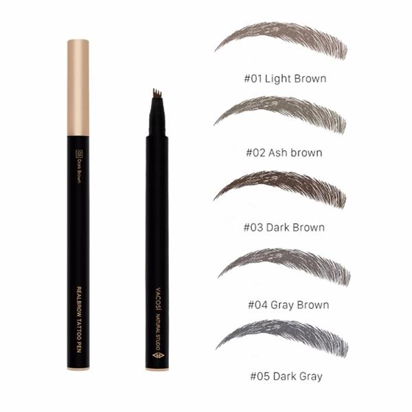 Bút Kẻ Mày Dạng Xăm Vacosi Natural Studio Real Brow Tattoo Pen