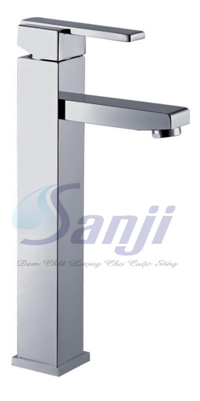 Vòi lavabo nóng lạnh Sanji LN05B (cao 30cm)