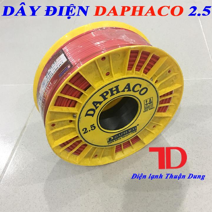 DÂY ĐIỆN ĐƠN DAPHACO 2.5 - 100 MÉT - Điện Lạnh Thuận Dung