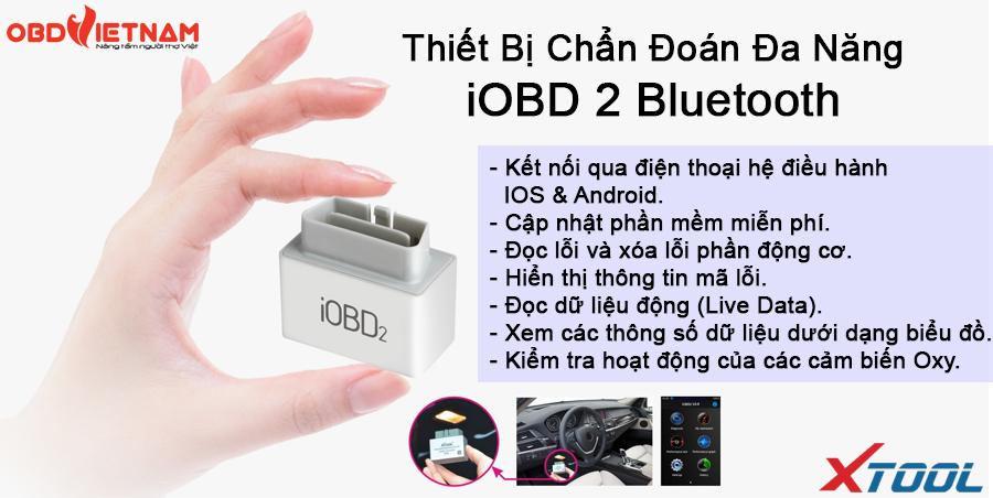 [HCM]Thiết bị chẩn đoán đa năng iOBD 2 Bluetooth