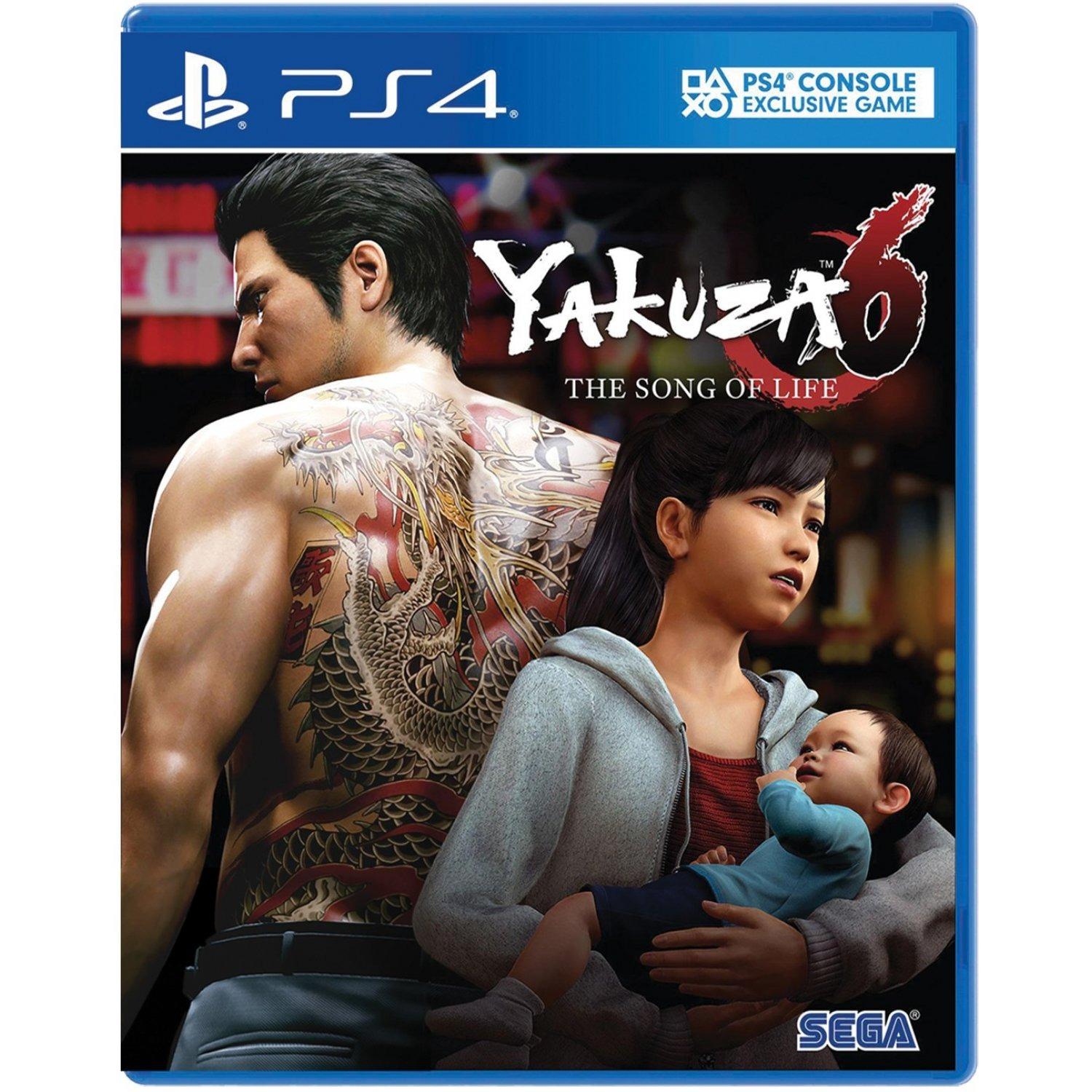 Đĩa game PS4 Yakuza 6 The Song Of Life