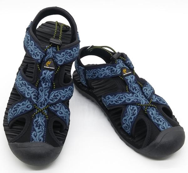 Giày Sandal Bít Mũi Dã Ngoại Nam Cao Cấp Xanh