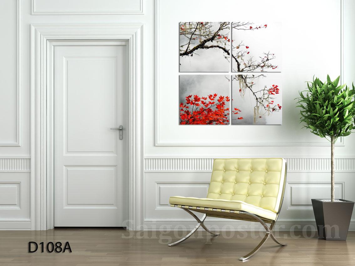 Tranh bộ Saigonposter Mùa Thu Hà Nội D108A