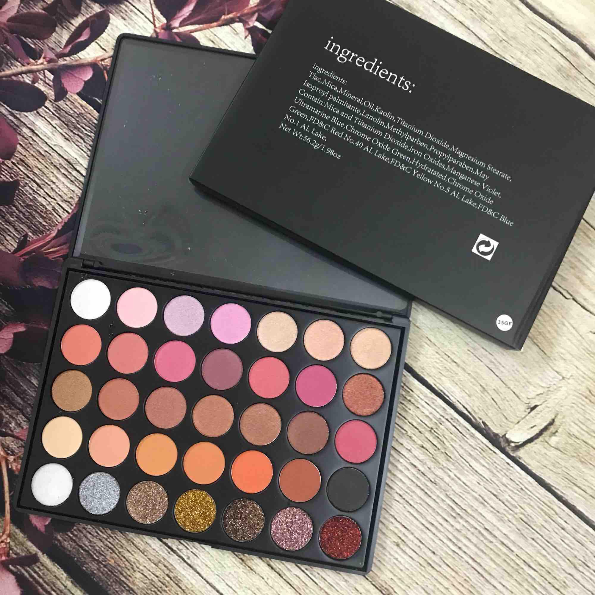 Ảnh thật - bảng màu mắt 35gf beauty cao cấp