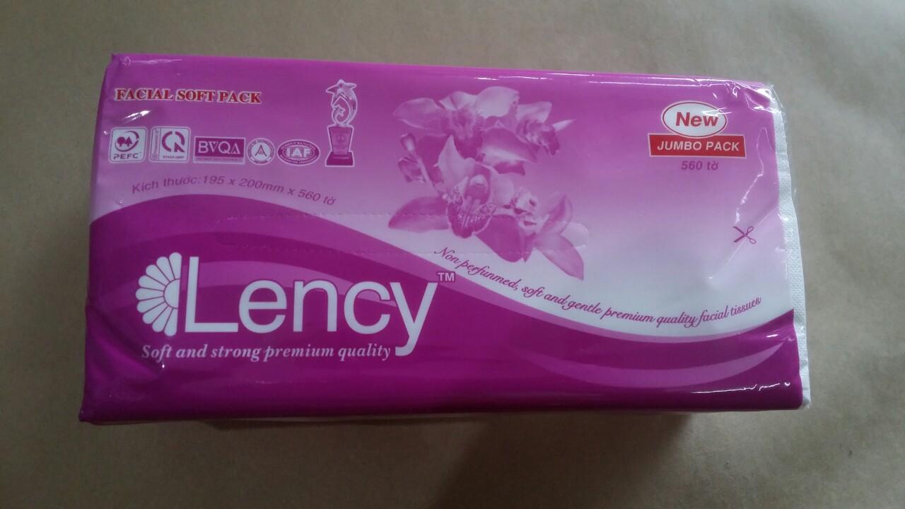 Khăn giấy lụa Lency 180 tờ ( 3 lớp )