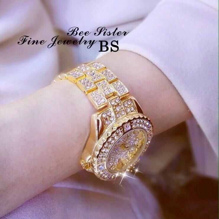 Đồng hồ nữ BS BEE SISTER đính đá cao cấp BS1