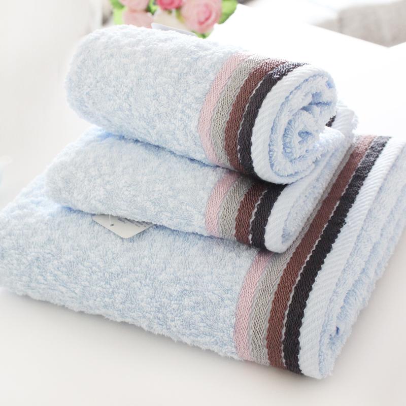 Furijieyu 100% Cotton Ba Mảnh Phù Hợp Với Người Lớn Bộ Khăn Khăn Mặt