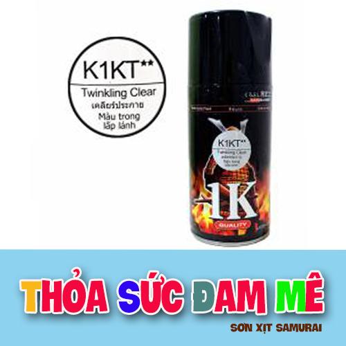 Chai phủ bóng kim tuyến K1KT sơn samurai