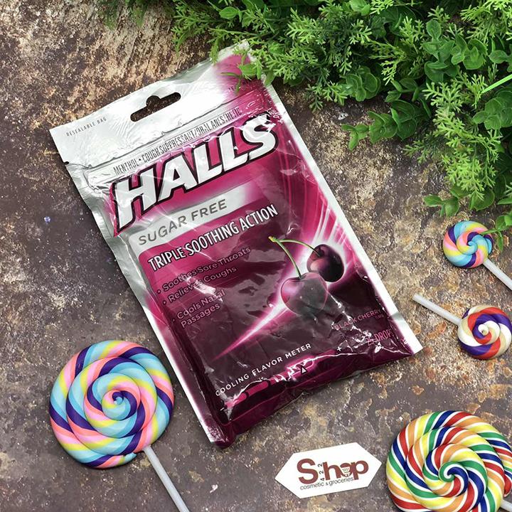 Kẹo Halls Black Cherry 25 viên