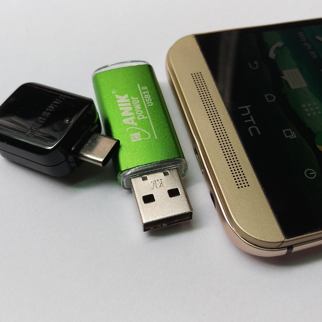 [HCM]Cáp OTG USB 3.1 Type C to USB 3.0 cho SAMSUNG S8 - Hàng Zin Tháo Máy