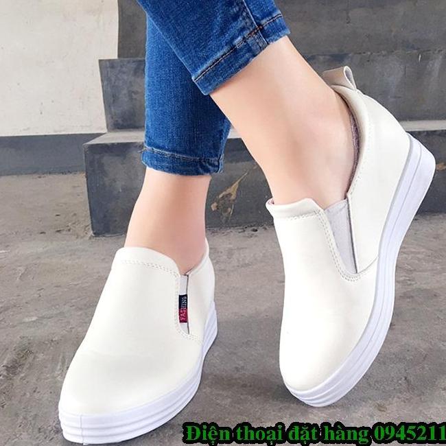 Giày Sneaker độn đế nữ kiểu Hàn Quốc C65