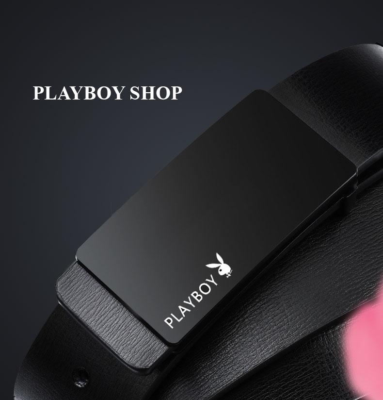 Thắt lưng da Playboy BLKB01