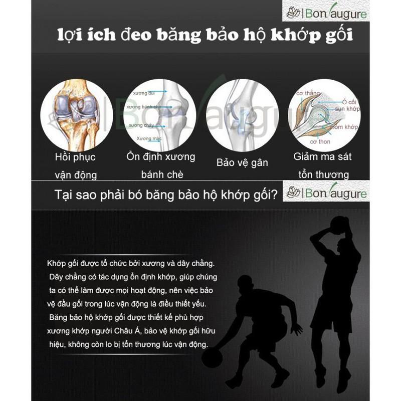 Băng gối thể thao co giãn 4 chiều (1 cái )