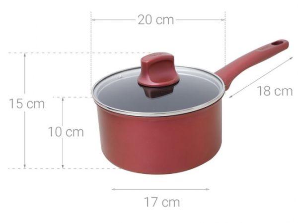 Nồi lẻ cáng dài Tefal Character có nắp - 20cm