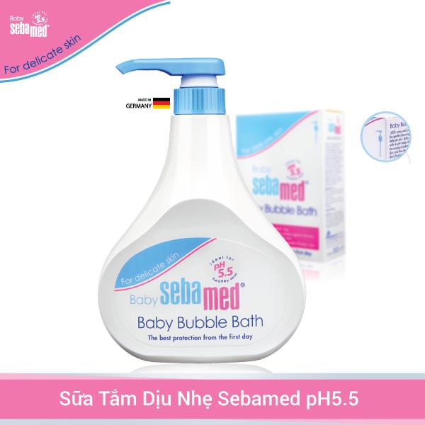 Sữa tắm tạo bọt dịu nhẹ cho bé Sebamed pH5.5 (500ml)