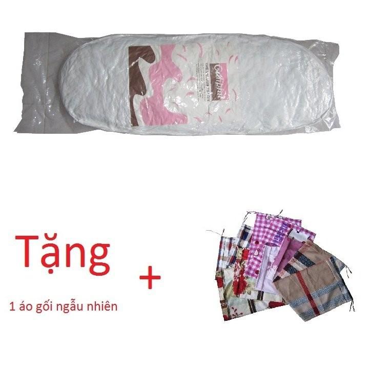 Ruột gối ôm ép hơi tặng kèm vỏ gối ngẫu nhiên (100cmx53cm)