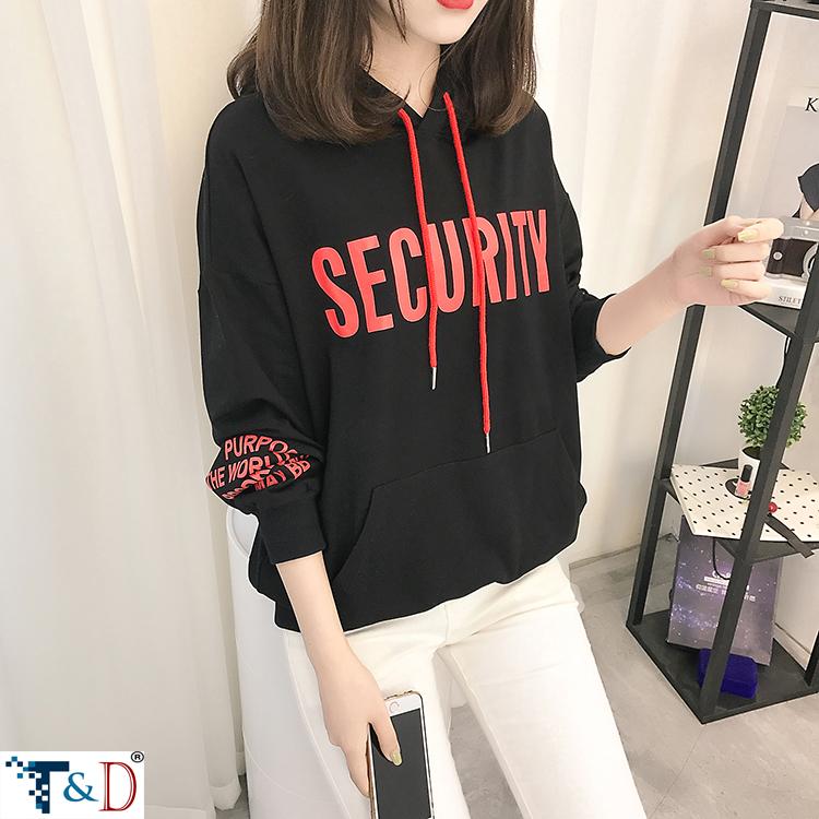 [HCM]ÁO KHOÁC NỮ SECURITY MÀU ĐEN TRẦN DOANH