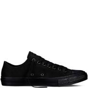 Giày Vải Sneaker CV CK2 Cổ Thấp Nam Màu Full Đen