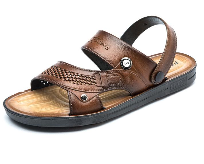 [HCM]Sandal 3 quai ngang nam thời trang