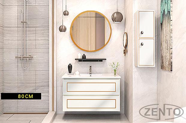 Bộ tủ, chậu, kệ gương Lavabo ZT-LV893