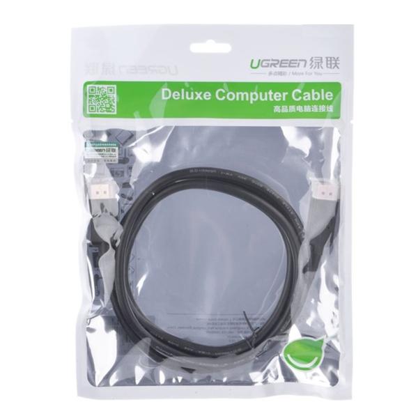 Cáp Displayport to Displayport 3M Ugreen 10212 (Đen)