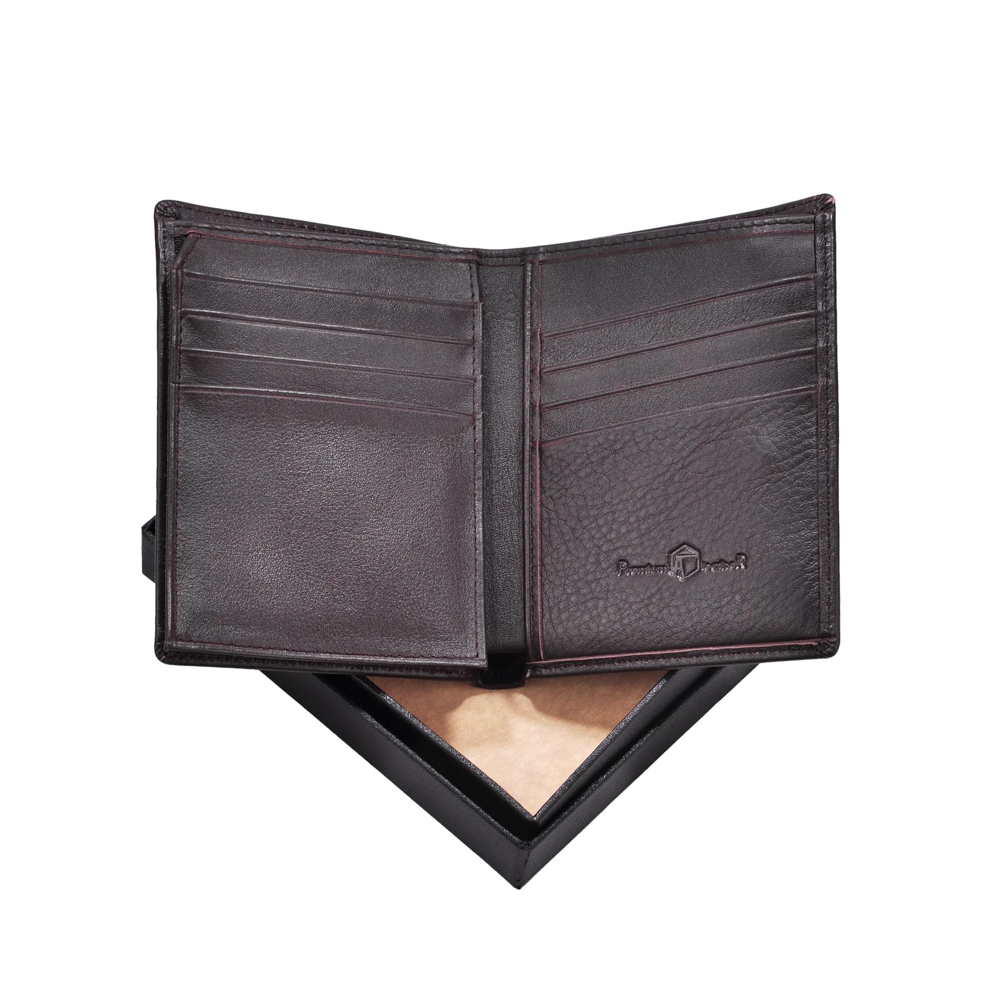 Ví đứng da bò AT Leather - 051