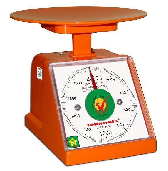 Cân nhựa 2 kg Nhơn Hoà NHPS-CS-2 (Cam)
