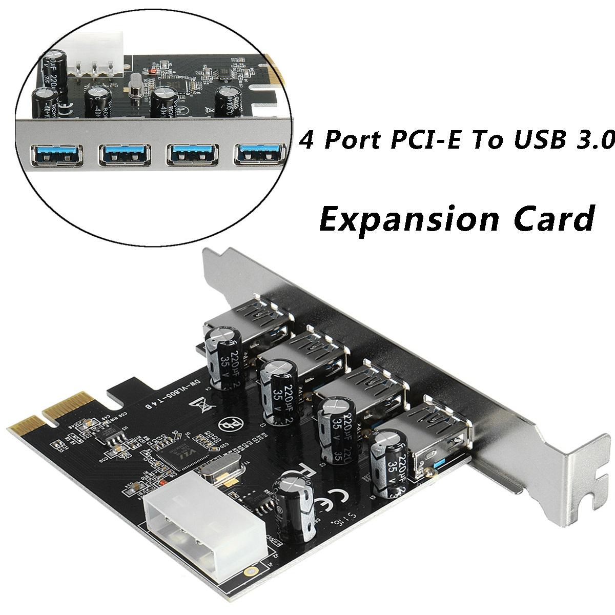 Card PCI EX To USB 3.0 4 Cổng