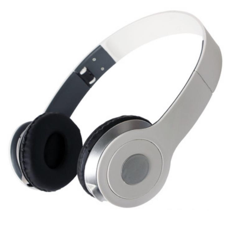 tai nghe chụp tai stereo headset  (Trắng)