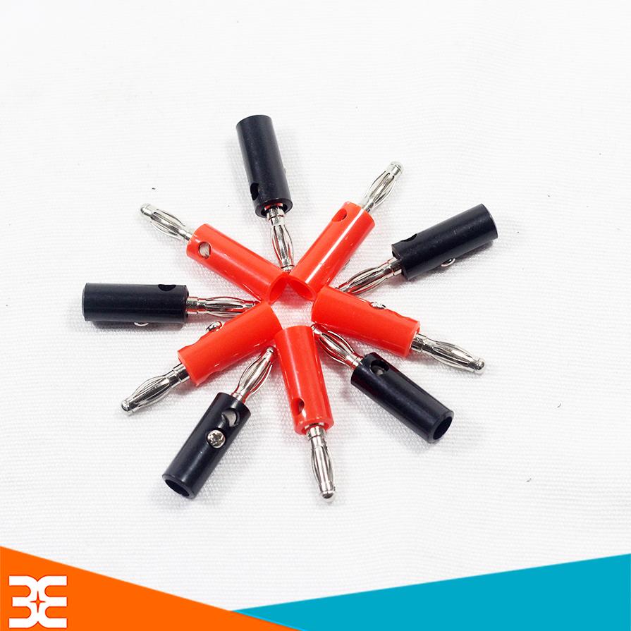 Bộ 10 Đầu Jack Bắp Chuối 910MR 4mm Đực ( 5 Đỏ - 5 Đen )