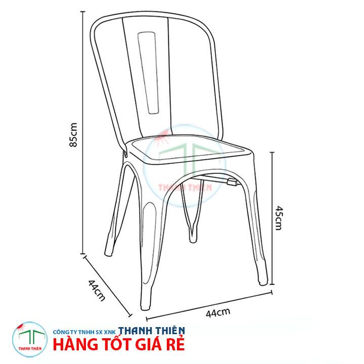 Ghế Tolix, ghế ăn, ghế cafe, ghế nội thất, ghế nhà hàng, ghế nhập khẩu đẹp tốt giá rẻ GCP 008