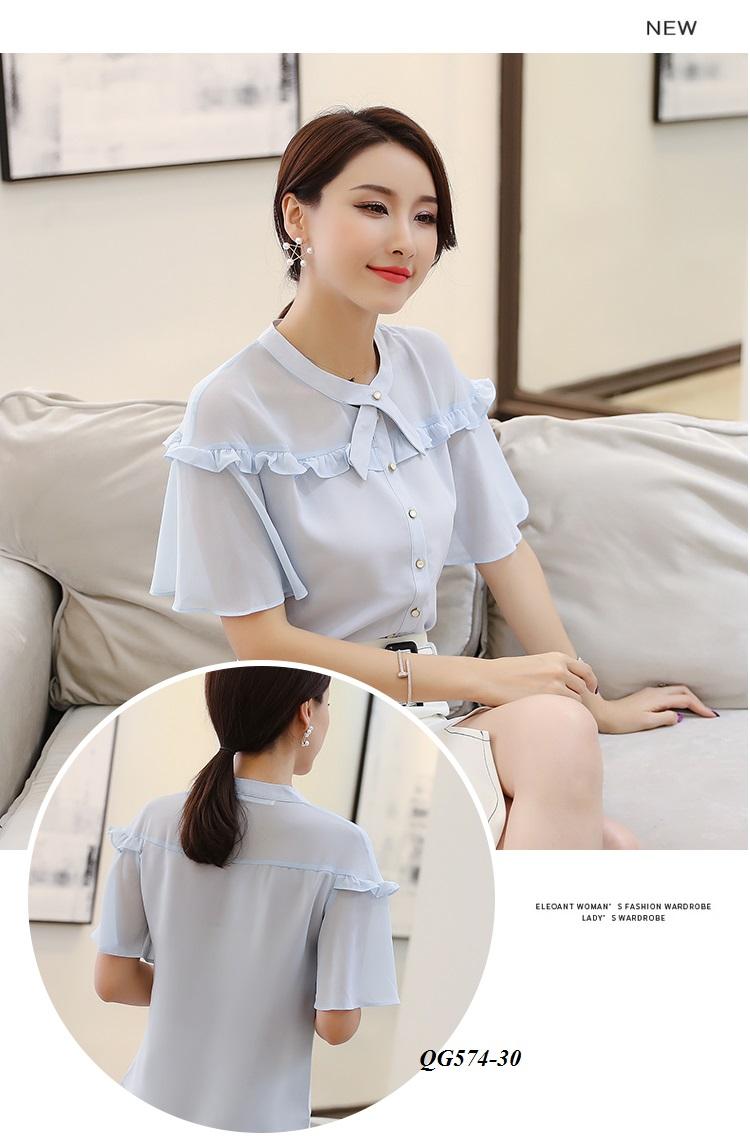 ÁO SƠ MI PHỐI BÈO NƠ - SIZE S-6XL